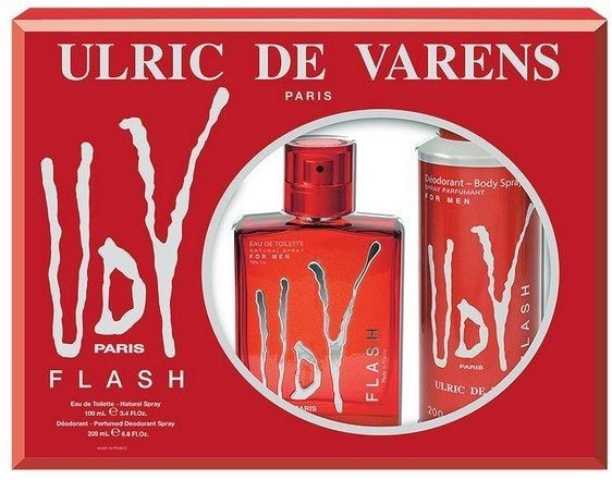 Ulric de varens Zestaw Perfum dla Mężczyzn UDV Flash Ulric De Varens EDT (2 pcs) S0577185
