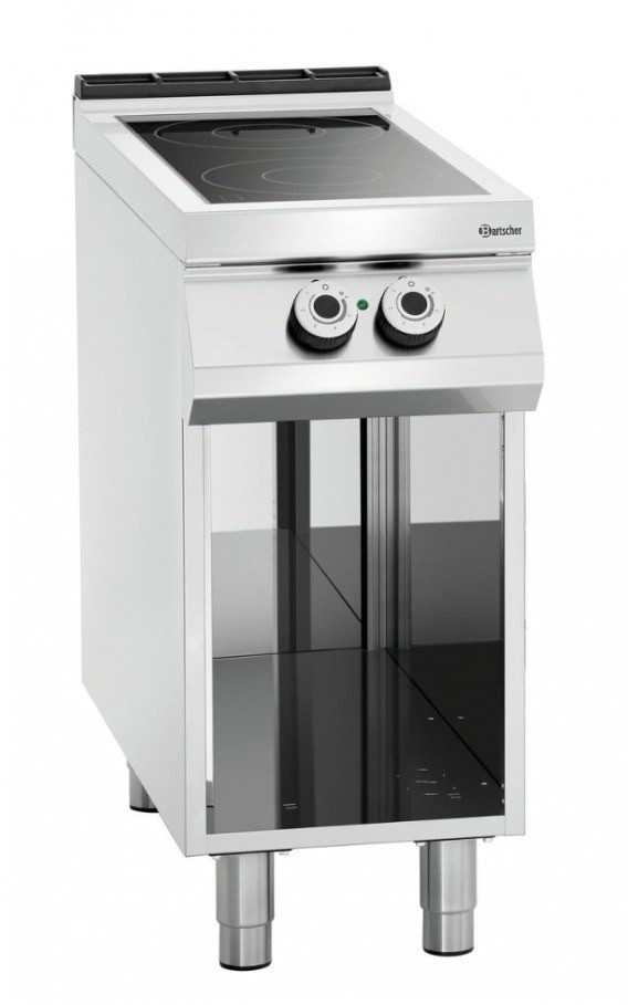 Bartscher 2-PALNIKOWA KUCHNIA CERAMICZNA 2 X 4 KW 400 V 296411