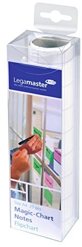 Legamaster Legamaster Magic-Chart Notes Whiteboard, polipropylenu, biały, w kratkę, 20 x 30 cm (A4) 7-159000-A4