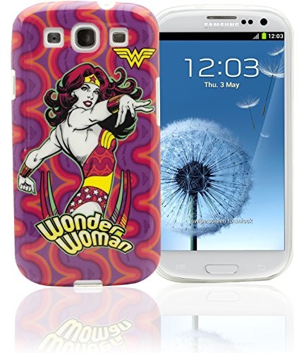 Phonix DC Comics oryginalne Wonder Woman Case z folią ochronną na wyświetlacz do telefonu Samsung Galaxy S3 I9300 8018435244953