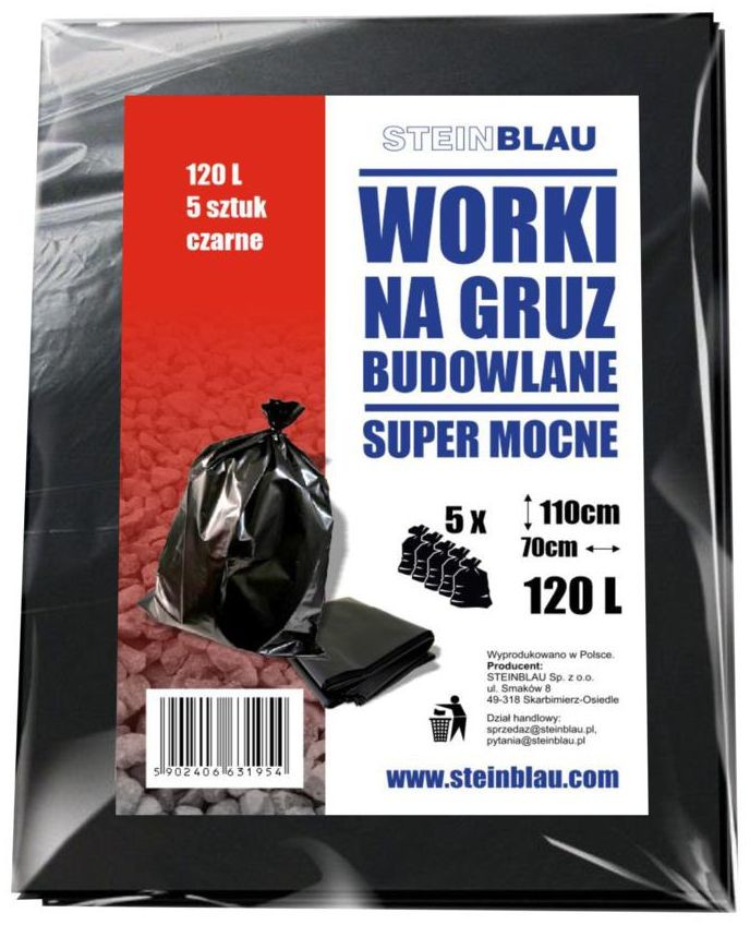 Worki na gruz STRONG 120 L 5 szt. STEINBLAU