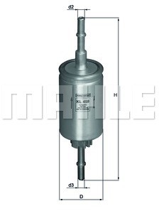 Mahle FILTR PALIWA KNECHT KL 458 FORD/MAZDA KL 458