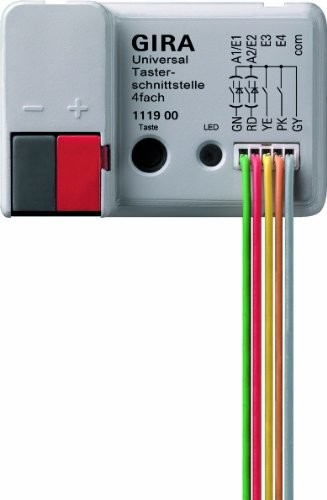 Gira 111900 Uni tasterschnittst. 4-krotny KNX einflaec symulacja Control 111900
