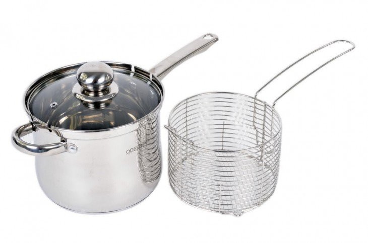 Odelo RONDELEK STALOWY DO GOTOWANIA ORAZ GŁĘBOKIEGO SMAŻENIA Z SITKIEM INDUKCJA OD1301 delhan OD1301