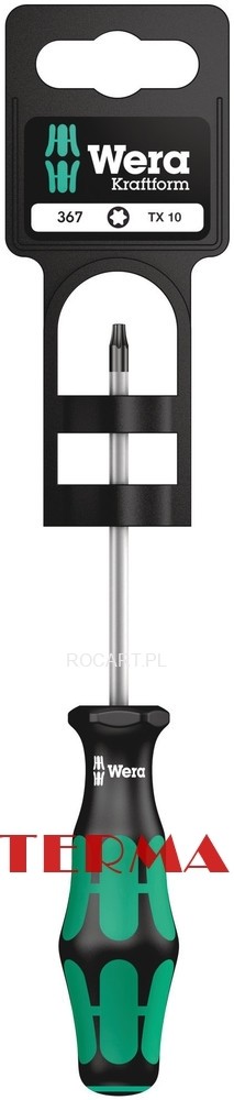 Wera 367 SB Wkrętak TORX, na blistrze TX 10x80; 05100060001