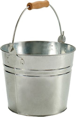 NoName sadzarka 6 litrów 22 x 17,5 cm cynk/drewno srebrny twm_986747