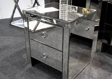 JoKoDecor L'ARTISAN dior Nocna Szafka Lustrzana Nakastlik Lustrzany Glamour 42x35x50cm JOKODECOR LW-3204