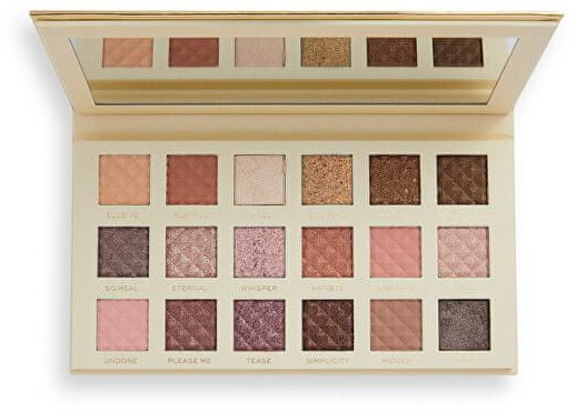 REVOLUTION PRO Paleta cieni do powiekRocks tar Nude Edition 18 g