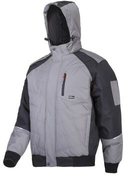 LAHTI PRO Kurtka robocza zimowa ocieplana z kapturem rozmiar 2XL L4093105 LPL4093105