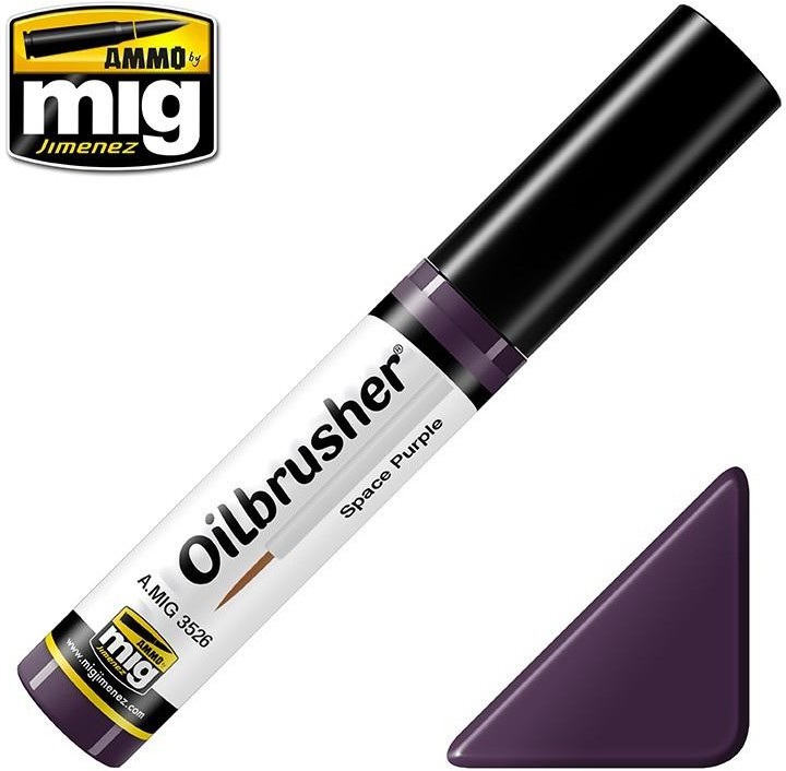 mig Farba olejna Oilbrusher Ammo Mig - Space Purple mig 3526