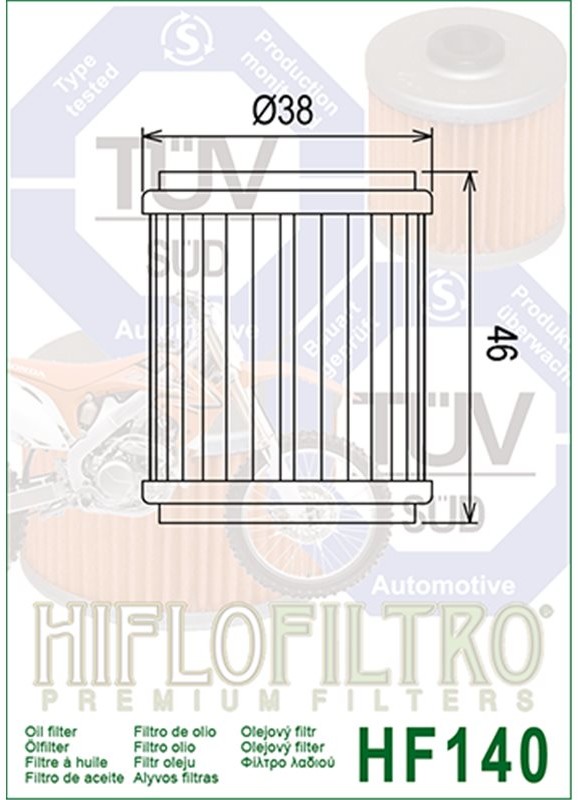 Hiflo Hiflo Filtro HF 140 HF140