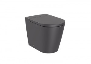 Roca A347526640 INSPIRA ROUND Miska wc stojąca Rimless BTW 560x370 ONYX