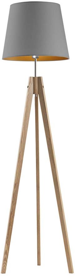 Lysne Nowoczesna lampa stojąca z abażurem ARUBA GOLD 15606/56