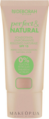 Deborah Podkład do twarzy - Milano Perfect&Natural Perfecting Foundation SPF15 Podkład do twarzy - Milano Perfect&Natural Perfecting Foundation SPF15