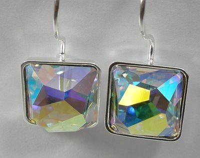 Swarovski PROMOCJA KOLCZYKI SREBRO CERTYFIKAT