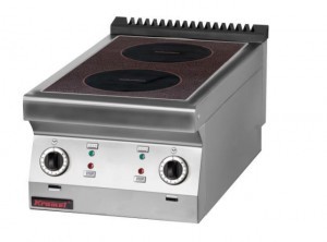 Kromet Promocja!Kuchnia elektryczna nastawna indukcyjna 700.KE-2i/400 700.KE-2i/400