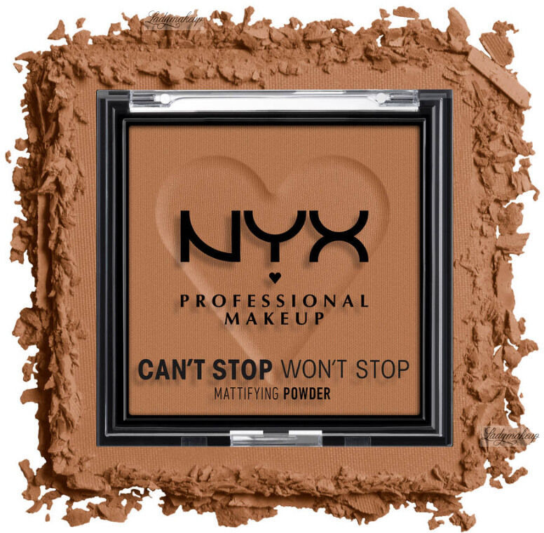 NYX professional makeup Professional Makeup - CAN''T STOP WON''T STOP - Mattifying Powder - Matujący puder do twarzy - 6 g - MOCHA