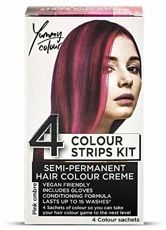 Stargazer Products Stargazer Products półpermanentny zestaw farb do włosów w 4 odcieniach kolorystycznych Yummy Colour  różowy ombre, 40 ml 5036469183027