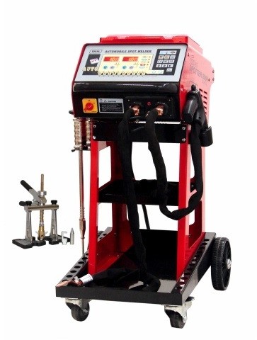 IDEAL Zgrzewarka Cyfrowa IDEAL TECNO SPOTTER 8000 DIGITAL PULL z akcesoriami i QuickPuller TSPOT8P