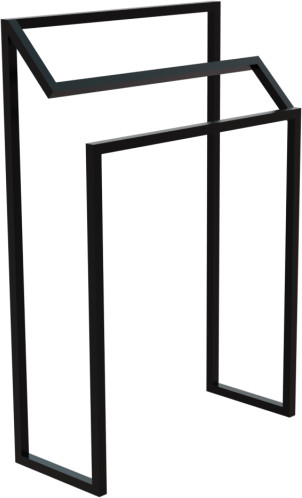 Lavita Lavita SUMBAWA Stojak na ręcznik 90x60x25 Czarny