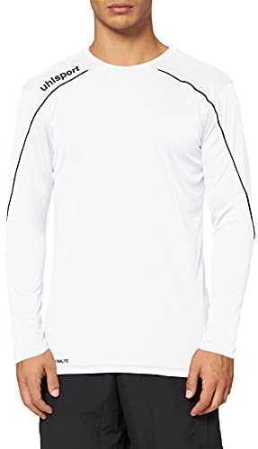 uhlsport uhlsport Męska koszulka Stream 22 z długim rękawem biały biały i czarny M 4051309770992