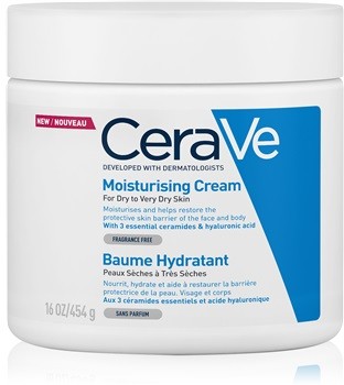 CeraVe Moisturizers krem nawilżający do twarzy i ciała do skóry suchej i bardzo suchej 454 g