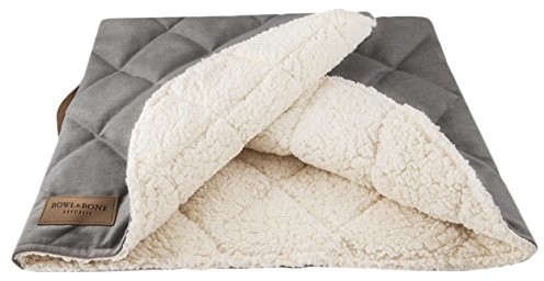 Bowl and Bone Republic Miseczki i kości Republiki dreamy łóżko dla psa,,, średni, srebro 5903002090619