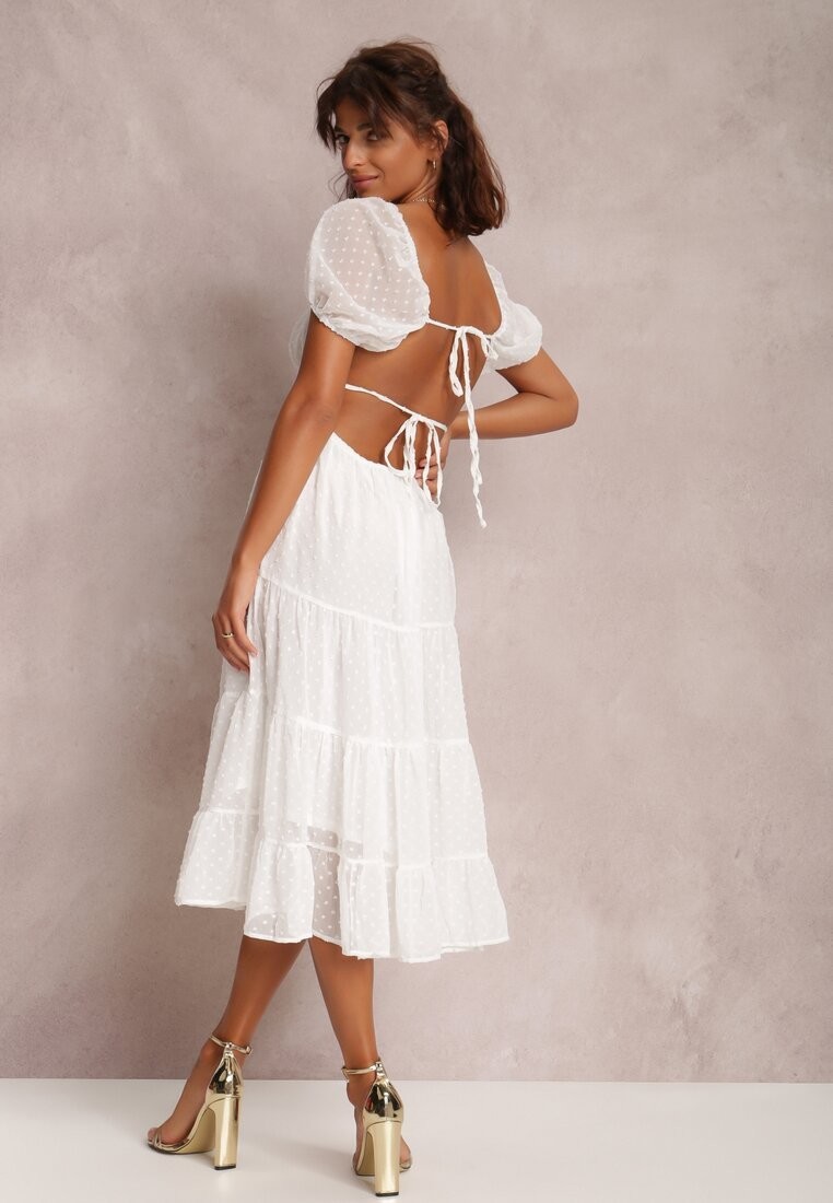 Biała Sukienka Nephia