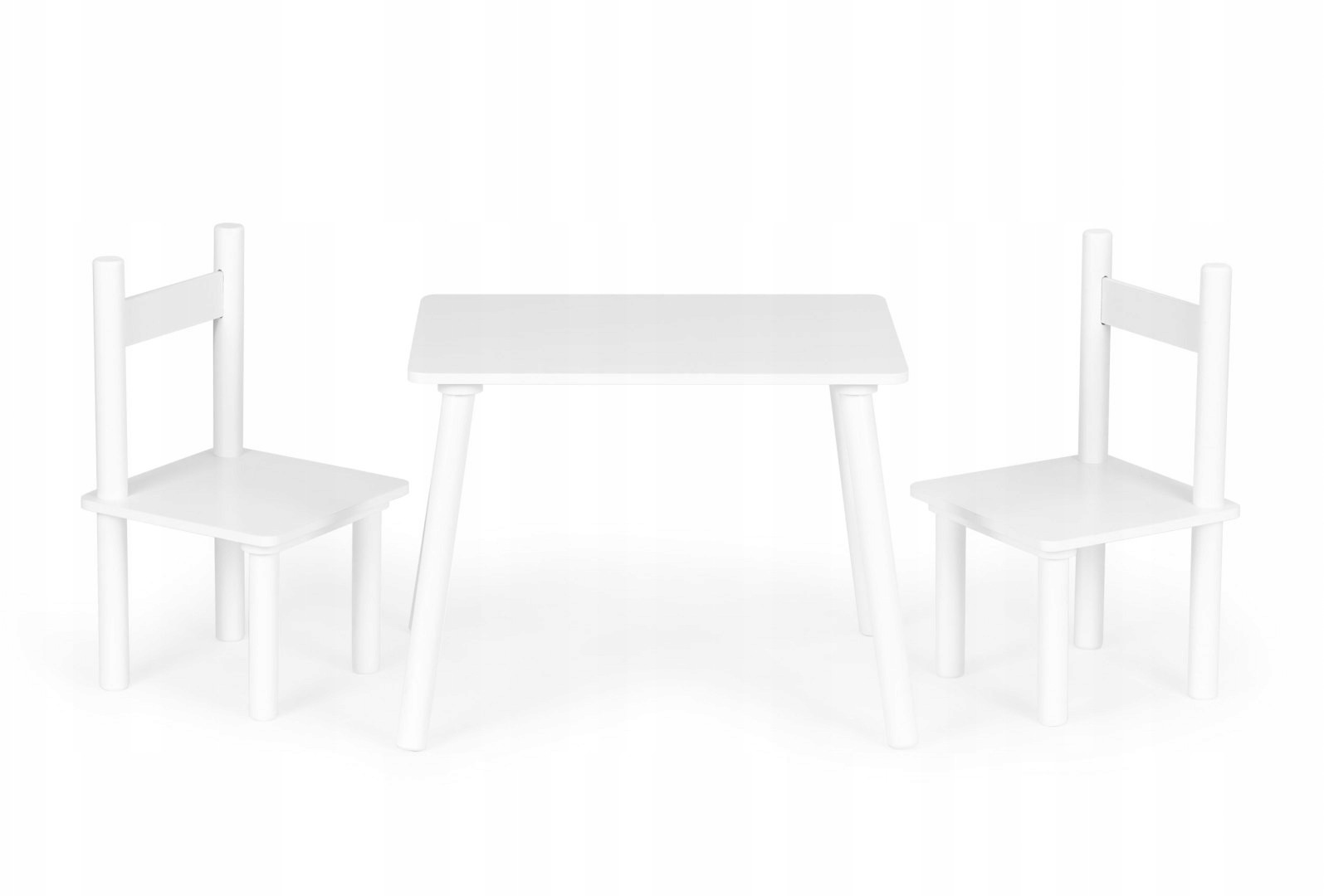 Zestaw Mebli Dla Dzieci Stół Stolik + 2 Krzesła