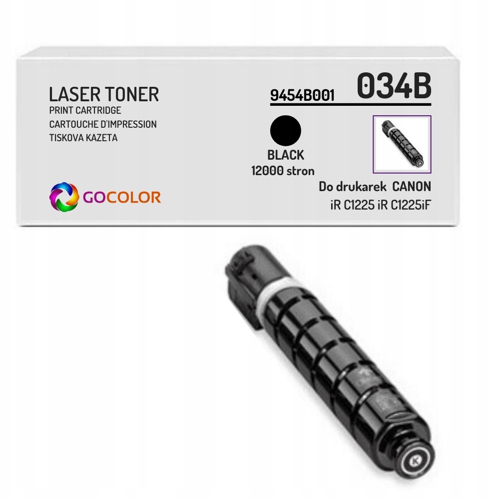 Toner zamienny z Canon 034B Imagerunner IRC1225iF