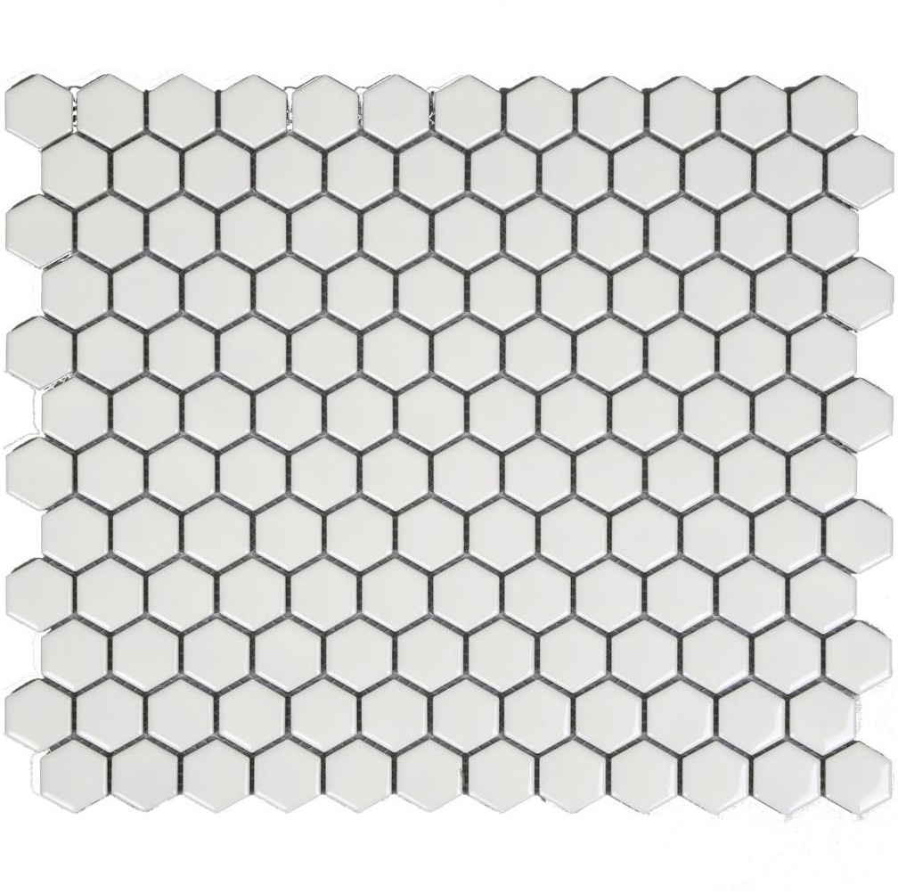 ARTENS Mozaika Hexa White Glossy 26.5 x 31