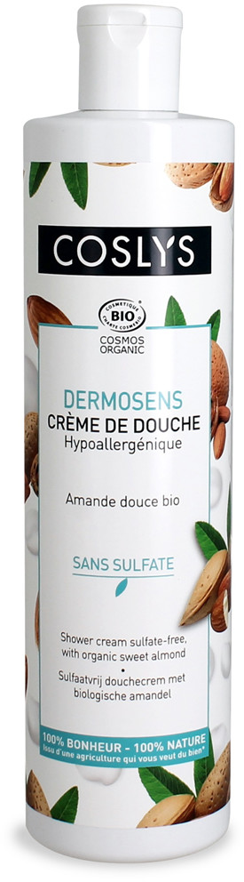 Coslys Dermosens, Krem pod prysznic z mleczkiem migdałowym, 380 ml 3538396131802