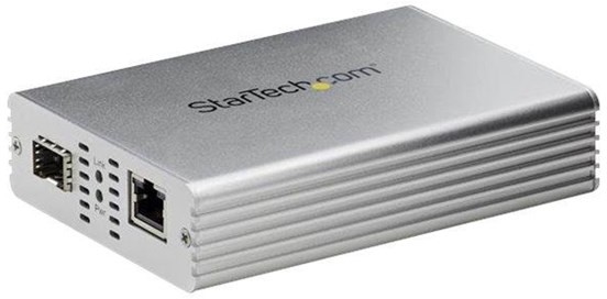 StarTech.com StarTech.com Ethernet Fiber Media Converter - 10Gb - Copper to Fiber - fibre media converter - 10 GigE MCM10GSFP
