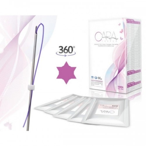 Cara Thread Nici PDO Cara 6D Cannula Cog Thread 4 sztuk, 23G, 90mm, L23T3018 05-0061