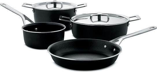 Alessi A di Zestaw garnków z patelnią Pots&Pans z powłoką 6 el. AJM100S6 A