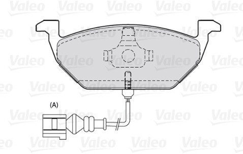 VALEO Klocki hamulcowe - komplet 301332