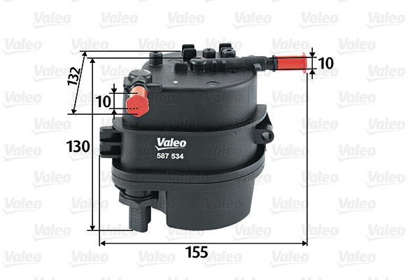 VALEO filtr diesel przeplywowy 587534 587534