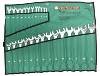 Jonnesway Klucze płasko-oczkowe komplet 26 szt., 6-32 mm