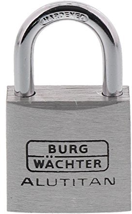 Burg Wächter Burg-Wächter kłódka, zestaw 2 szt. , grubość pałąka, 4 klucze, 1 sztuka