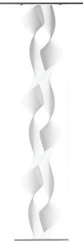 Startex Limbo zasłona 270 nadruk cyfrowy na materiału o wyglądzie z jedwabiu, 60x260 cm Limbo 270 (Breite: 60 cm, Höhe: 260 cm)