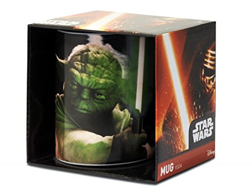 Star Wars 6831096000 kubek z motywem Gwiezdnych Wojen Yoda, Master Jedi, kolorowy 6831096000
