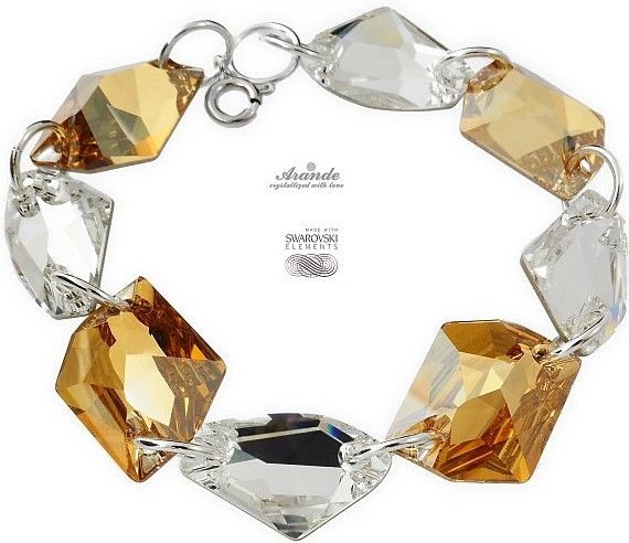 Swarovski Arande Elegancka Bransoletka GOLDEN CRYSTAL 4068669770