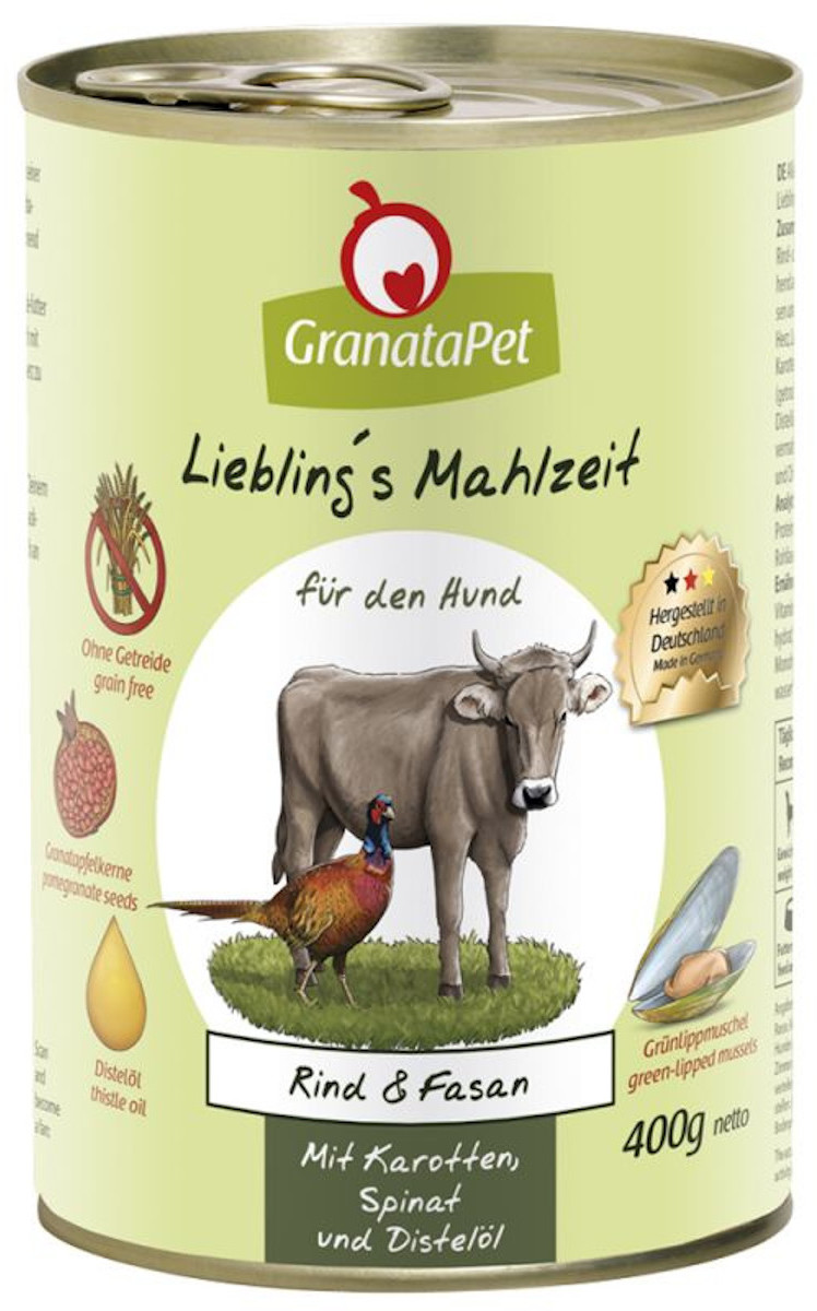 Granata Pet Liebling´s Mahlzeit Wołowina i bażant 400g