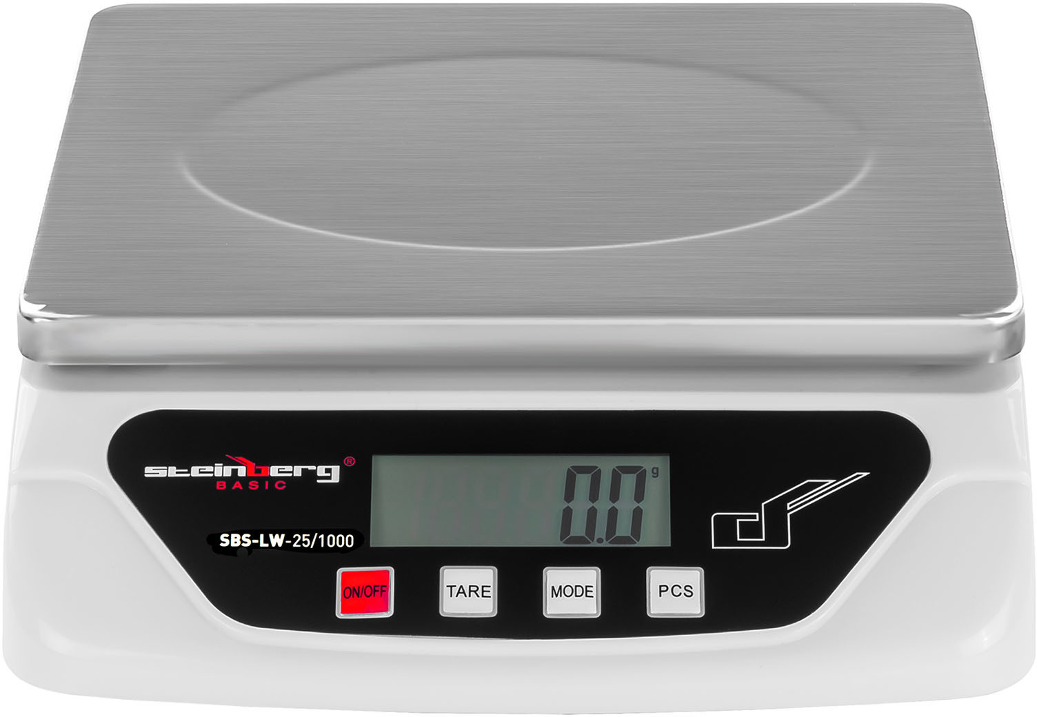 Steinberg Systems Basic Waga pocztowa Basic SBS-LW-25/1000 LCD 25kg / 1g SBS-LW-25/1000 SBS-LW-25/1000