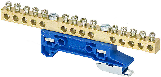 Pokój Zacisk ochronnyZO-2107 NA TS35niebieski 14-2136