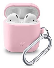 Apple Etui Pokrowiec CellularLine Bounce pro AirPods 2018/2019) BOUNCEAIRPODSP) Różowe