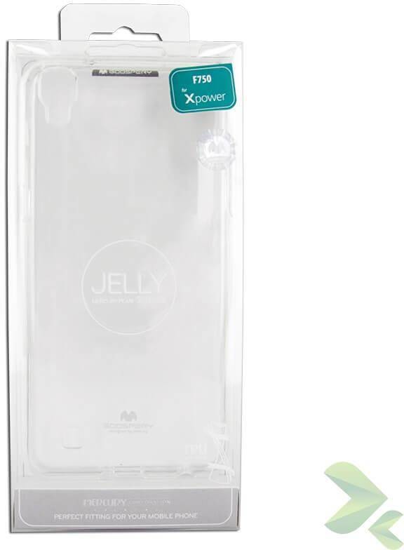Mercury Transparent Jelly - Etui LG X Power (przezroczysty) b2btrade-8917-0