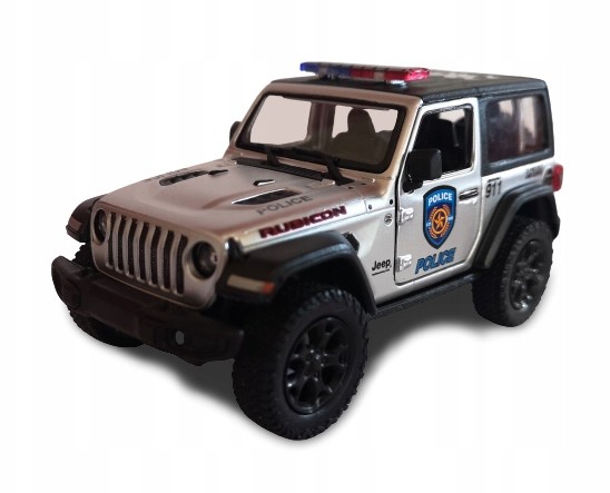 Model Metal Kinsmart Jeep Wrangler Rubicon Policja
