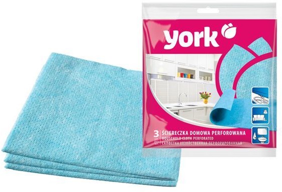 York Ściereczka domowa perforowana (3 sztuki)