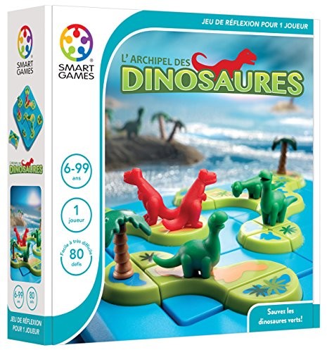 Smart Games smartgames  SG 282 FR  Archipel der Dinosaurier  do gry na Reflexion dla dzieci